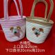 New Handdog Children Cotton Bag Bucket Bag Baby Accompanying Gift Cartoon Storage Handbag