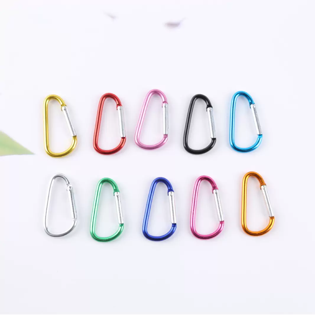 登山扣葫芦形挂扣创意彩色钥匙扣铝合金快挂背包扣扣钥匙圈批发