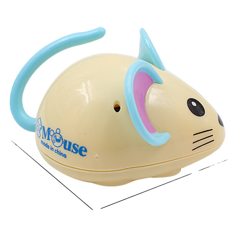 Children's spring winding small toys baby educational cartoon animal mouse toy stall wholesale