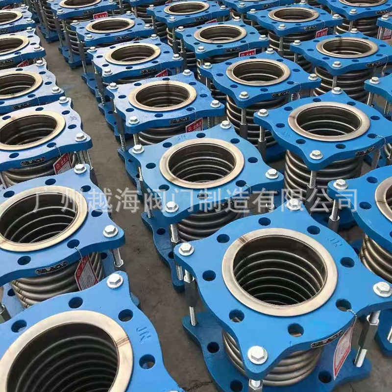 四方形波纹金属补偿器膨胀节 氨用波纹管橡胶软接头 内衬四氟软管