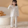 儿童女孩女童春秋睡衣