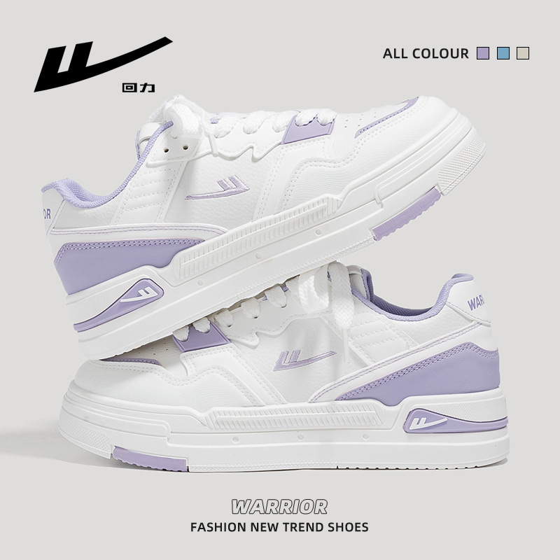 Huili Tarot Púrpura College Zapatos de mujer transpirables y cómodos, zapatos de estudiantes, zapatos casuales de suela gruesa de bajo perfil