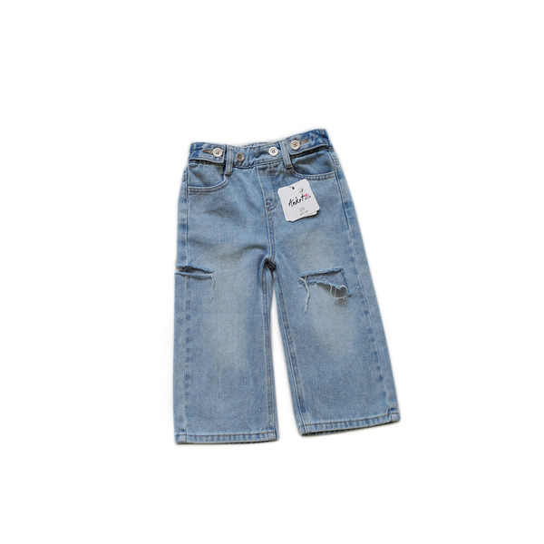summer Japanese retro children's jeans