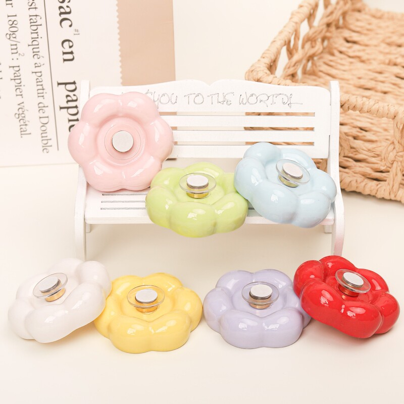 Flower-Shaped Rotating Accessory with Bearing Base DIY Jewelry Parts Wholesale Popular Online Hot-Selling Spinning Toy