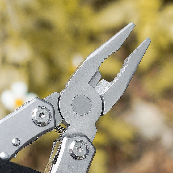 Factory with locking combination multi-function folding pliers portable household outdoor stainless steel tool repair tail lock pliers