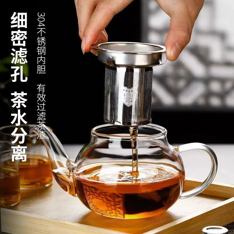 Explosion-proof teapot for home use, tea, anti-scald, increased thickness