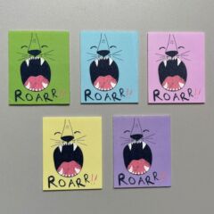 Cartoon Tiger Pattern New Year DIY Costume Box Packaging Decorative Fabric Label, Color Printing Patch