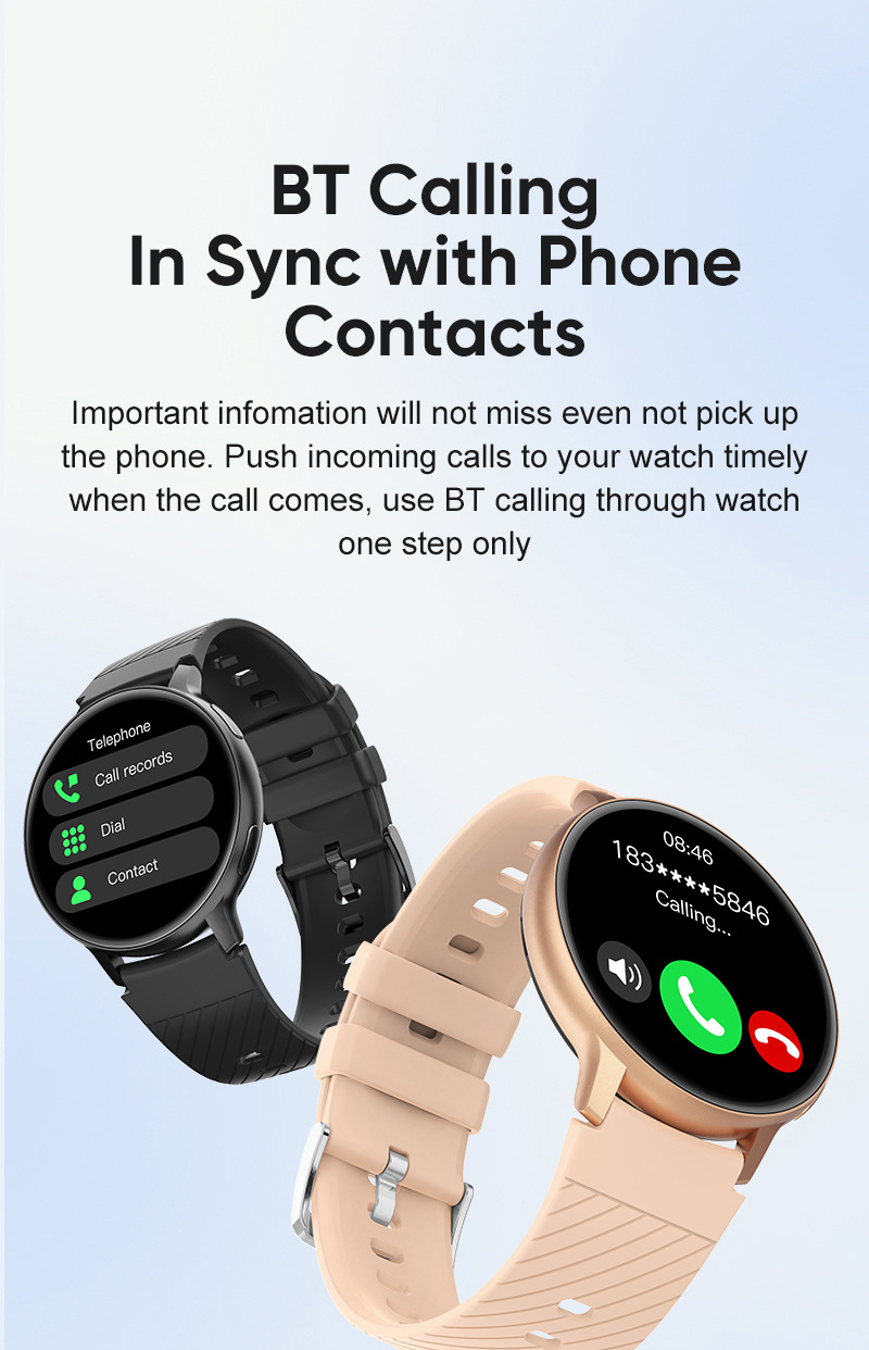 Smart Watch With Blood Pressure And Heart Rate Monitor Bluetooth_voghion.com