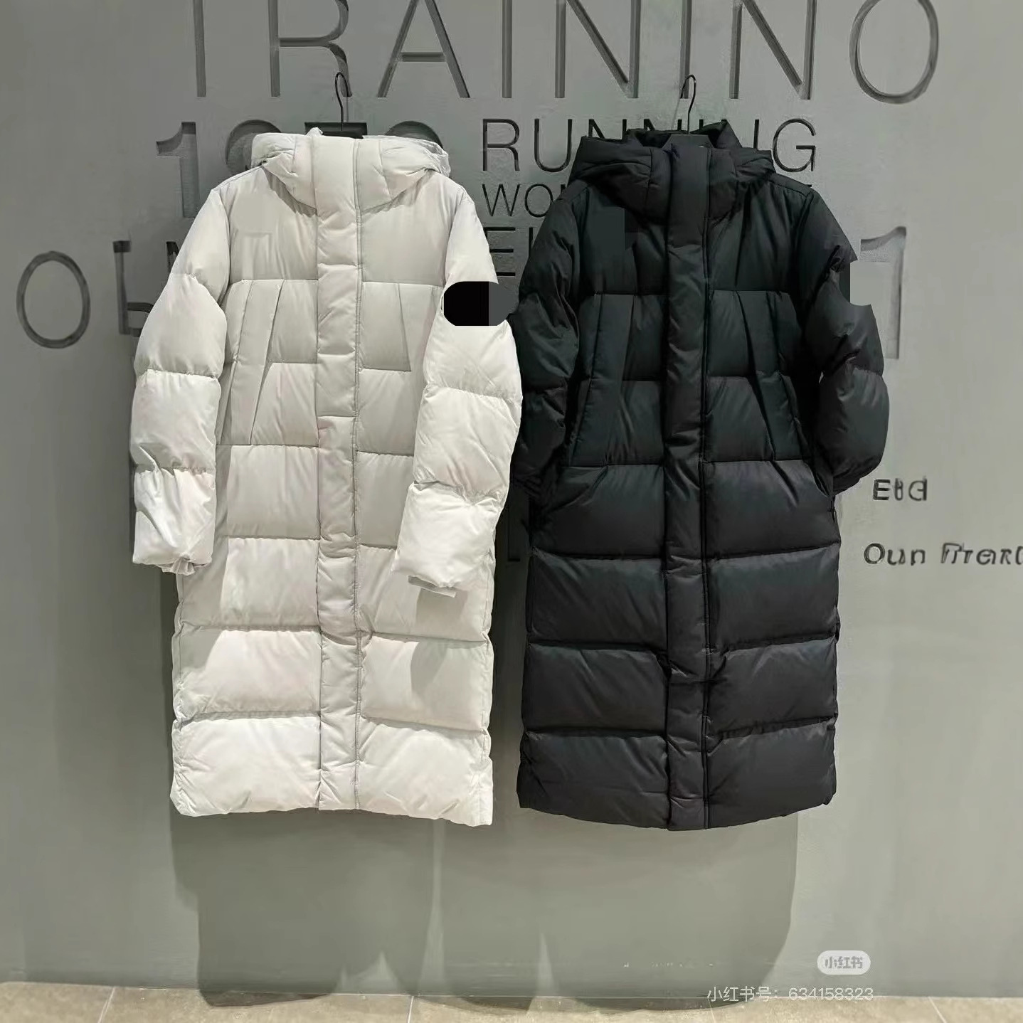 迪家24冬季男女情侣明星同款长款过膝连帽羽绒服防风户外保暖外套