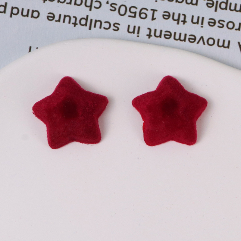 シンプルで多用途の豪華なカラフルな五芒星パッチアクセサリー diy ジュエリー帽子ヘアピンヘアアクセサリー材料卸売|undefined
