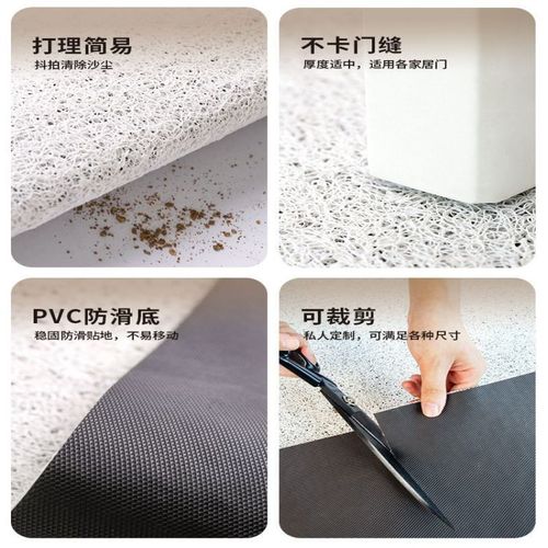 Nordic entry door silk circle floor mat entry carpet home door mat indoor entry door entrance hall foot mat can be cut