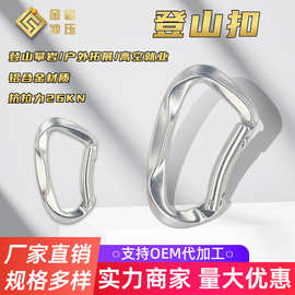 户外攀岩快挂铝合金承重安全主锁安全扣直门登山扣快挂装备