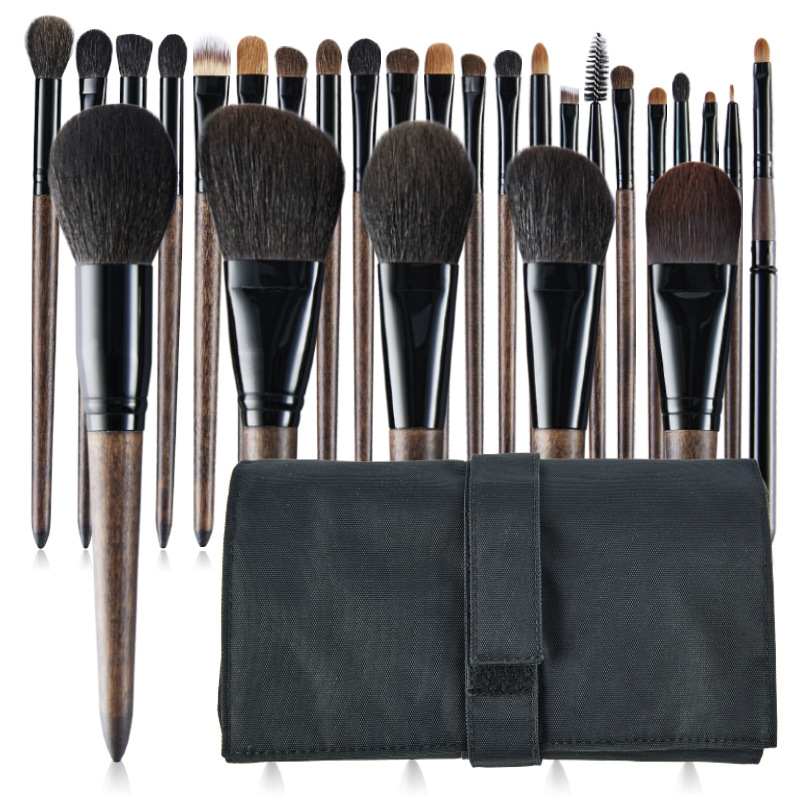 Jinyi brush 28 makeup brushes full set of animal fur soft fur portable makeup artist special makeup brush Cangzhou