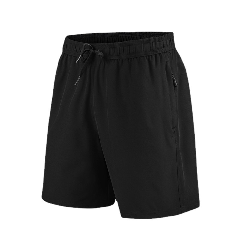 Pantalones cortos deportivos casuales para hombres, pantalones de playa de acondicionamiento rápido y secos, pantalones de hielo largos y sueltos.