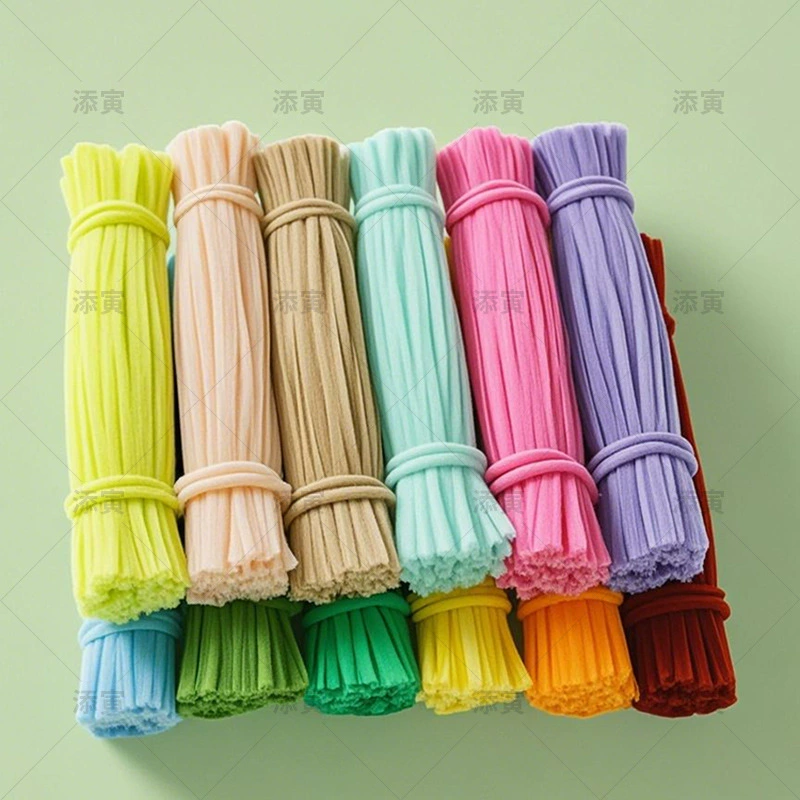 8 мм шифрованный плюшевый поворотный стик Интернет-знаменитости DIY ручной работы материал для букета детский сад детские образовательные трансграничные товары