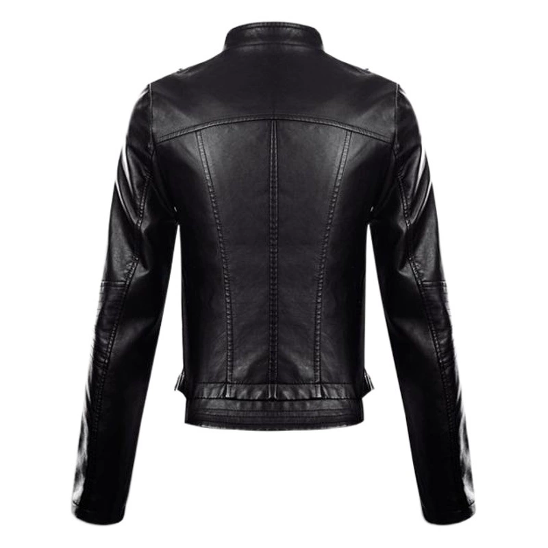 Горячие женские кожаные куртки и блейзеры осень зима пальто