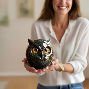 �羳��ƷLuxury Owl Stone Sculpture���A؈�^��ʯ��[��
