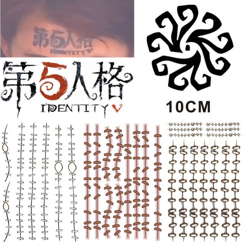 The Fifth Personality Muse Imprint Icon Tattoo Sticker Gardener Priest Jack Stitch Scar Scar Cos Joseph The Fifth Personality Muse Imprint Icon Tattoo Sticker Gardener Priest Jack Stitch Scar Scar Cos Joseph