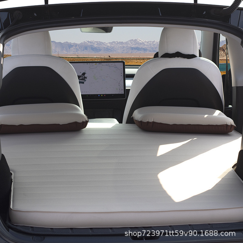Tesla Car Inflatable Mattress Model Y Inflatable Sleeping Pad Suv Trunk Mat Camping Mat Hot-Selling Inflatable Bed
