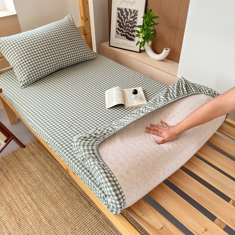 Cubierta de cama de algodón para dormitorio de estudiantes durante la temporada escolar Cubierta de cama de algodón 90x190 Cubierta protectora de colchón individual para dormitorio
