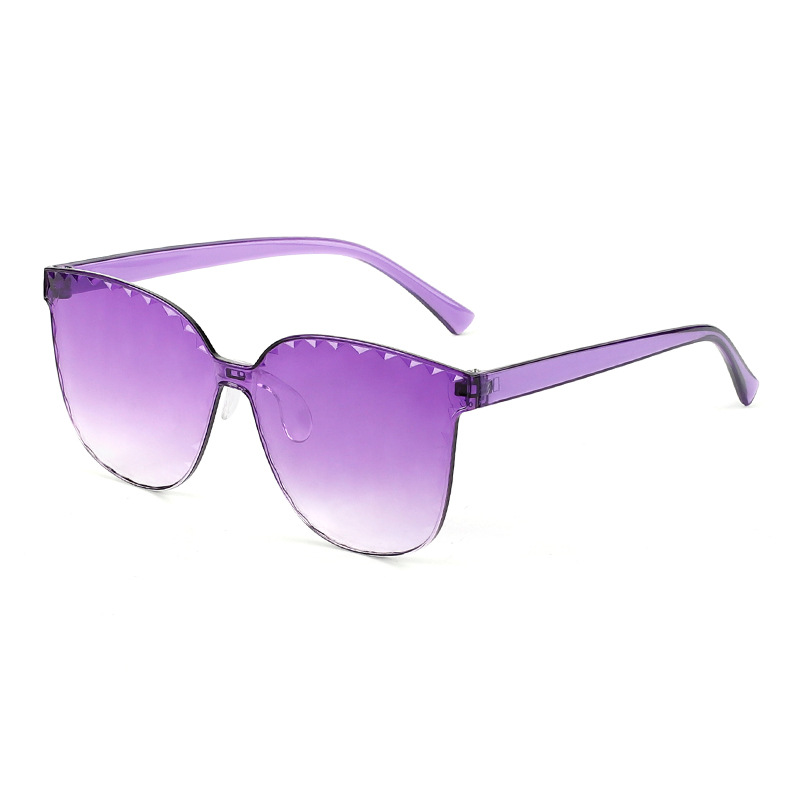 Nueva personalidad de color caramelo sin marco gafas de sol de estrellas fiesta extraña gafas de sol de pentagrama image 27
