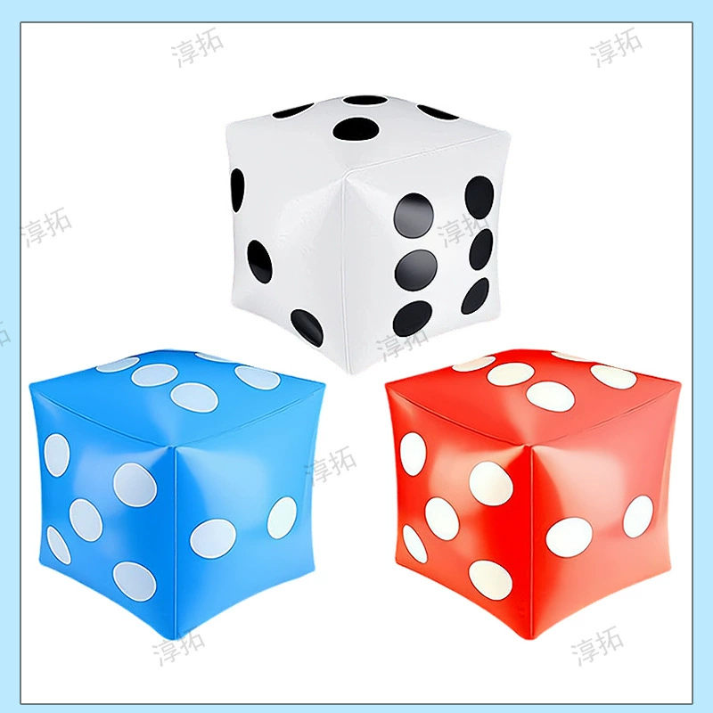Toy PVC, action game, game props, amusing inflatable dice, (Cross-border trading)
