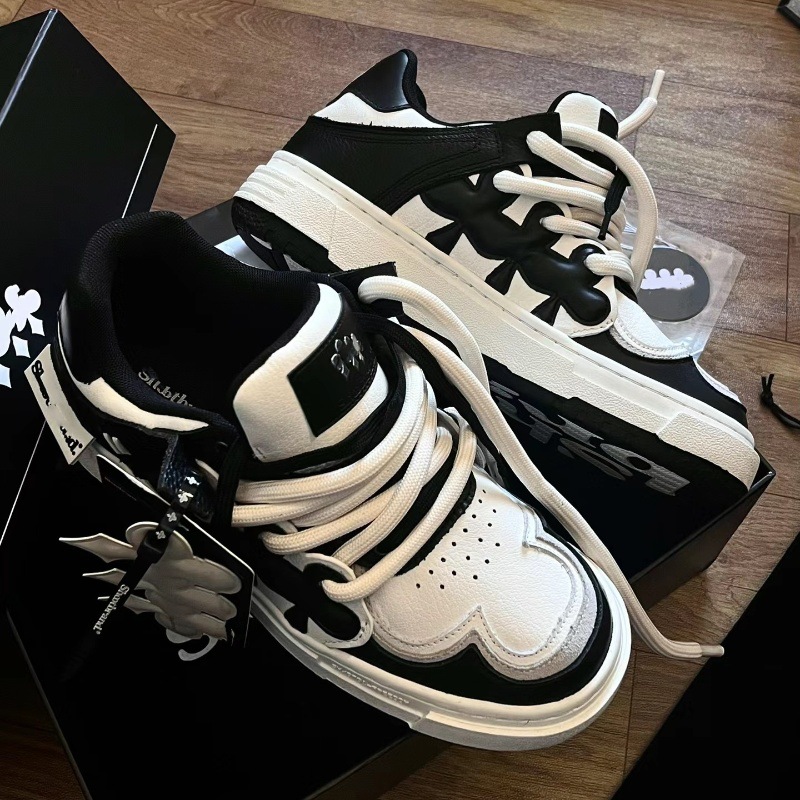 Guangzhou Goods King Hedi Same Style SHOOTX Freedom No.1 Casual Plum Blossom Trendy Skateboarding Shoes_voghion.com