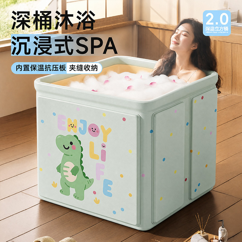 Lingyue Cross-Border Ice Bath Tub, Foldable Home Bathtub, Ice Cube Rehabilitation Portable No-Installation Thermostatic Bath Tub Lingyue Cross-Border Ice Bath Tub, Foldable Home Bathtub, Ice Cube Rehabilitation Portable No-Installation Thermostatic Bath Tub