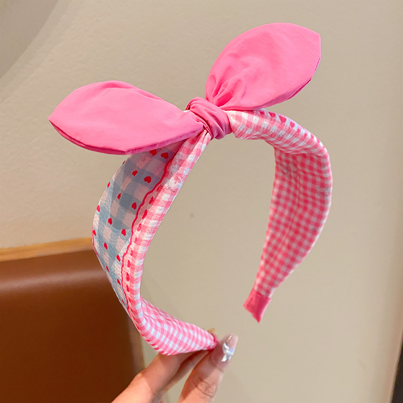 子供のかわいいヘッドバンド 2025 新しい女の子のリボンカラフルなヘッドバンドは頭を締め付けず、滑り止め洗顔ヘアアーティファクトです|undefined