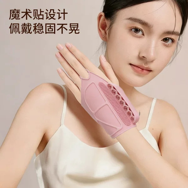 Makeup Auxiliary Wristband with Silicone Makeup Pad, Portable Makeup Artist Tool, Handheld Makeup Pad Wristband