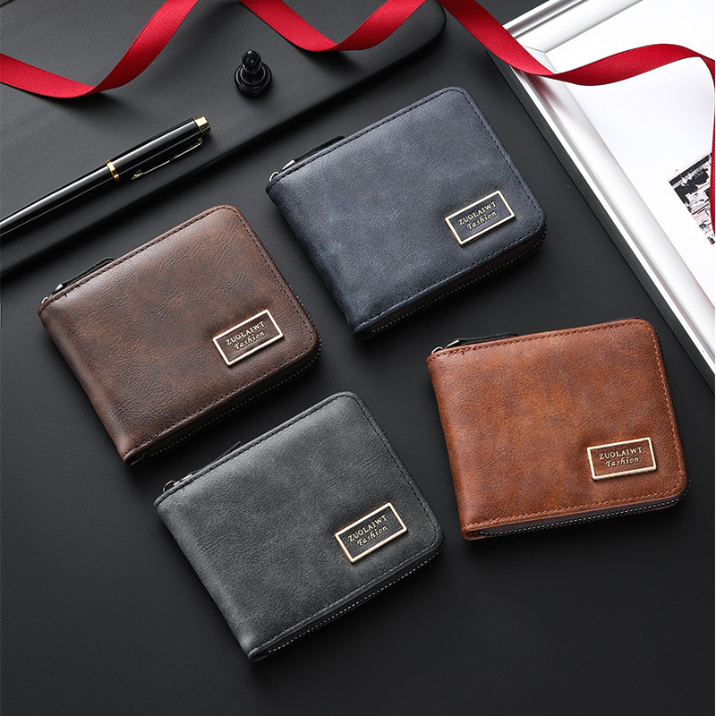 Summer Ultra-Thin Stitched Men's Pu Leather Wallet Creative Small Coin Purse with Multiple Card Slots Vintage Wallet for Teenagers Summer Ultra-Thin Stitched Men's Pu Leather Wallet Creative Small Coin Purse with Multiple Card Slots Vintage Wallet for Teenagers