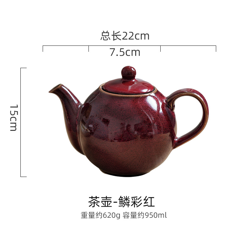 Teapot-Scale Color Red