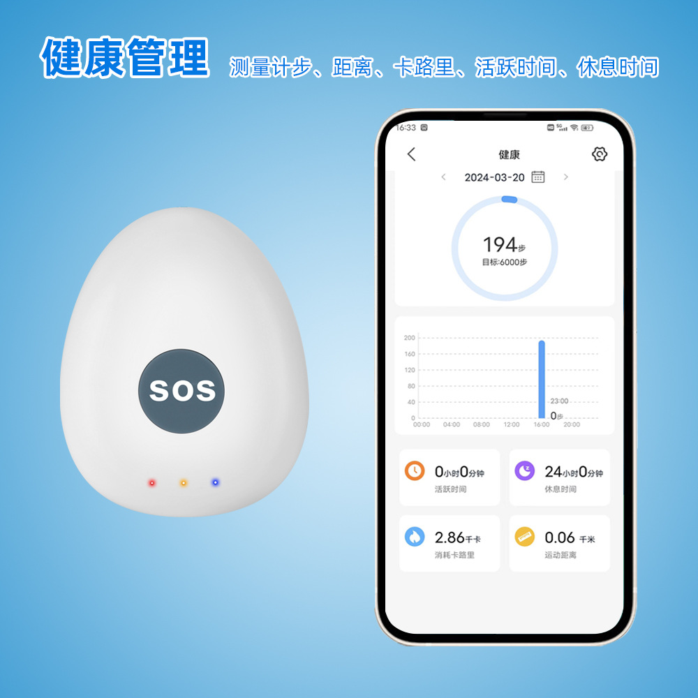 4Ggps Locator for the Elderly and Children to Prevent Loss, One-Click Sos, Two-Way Calling, Wearable Gps Locator