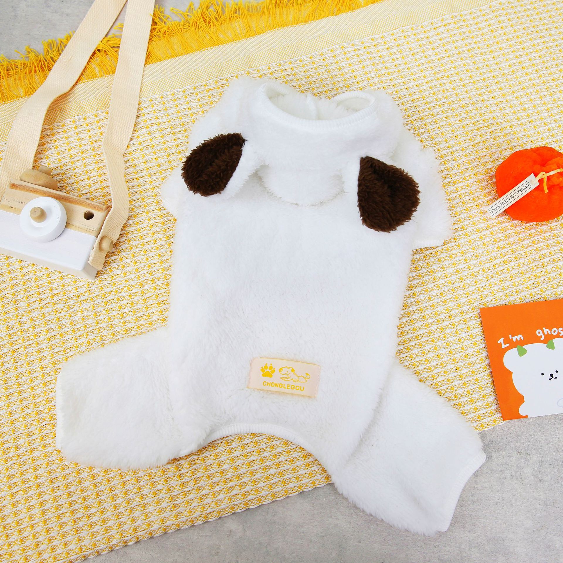 2022布标熊四腿绒衣