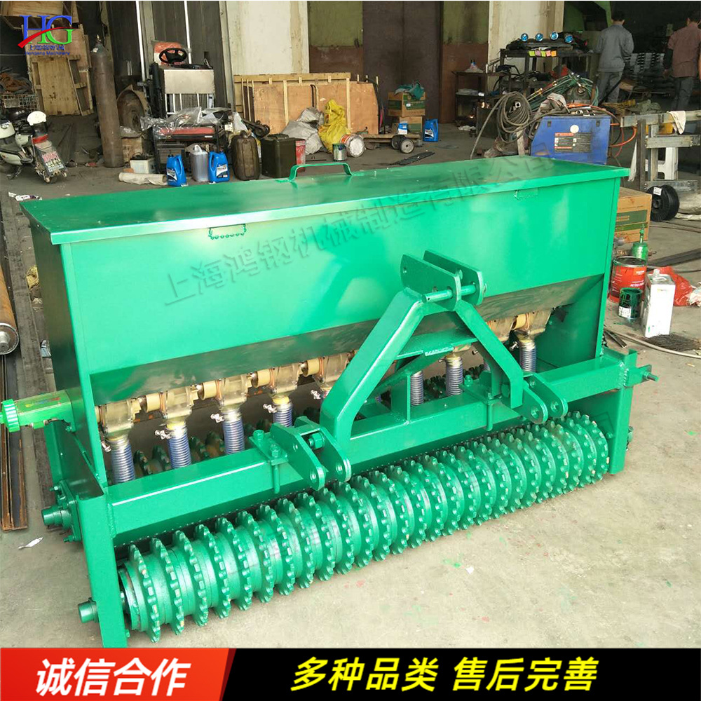 拖拉机悬挂草坪播种机 草皮种植机 拖拉机牵引式草籽播种机