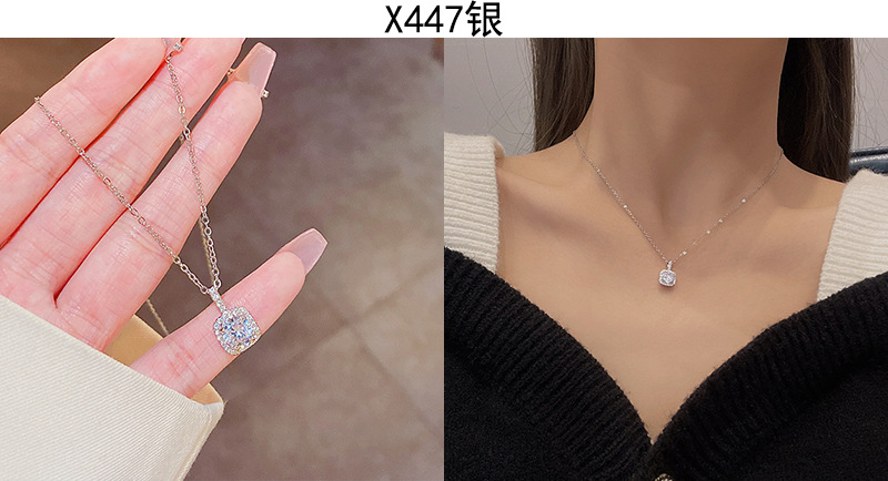 韩国轻奢钛钢珍珠项链女小众高级设计感ins风百搭气质锁骨链批发详情16