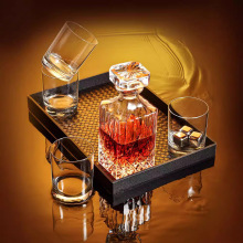 Ocean进口威士忌杯洋酒杯烈酒杯无铅玻璃杯家用加厚矮款高款水杯