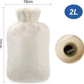 老式热水袋橡胶注水大容量环保大号经典安全加厚充水保暖暖手