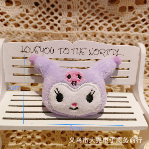 Cartoon plush doll Sanrio Melody KT Kuromi gloves socks shoes clothing headwear accessories
