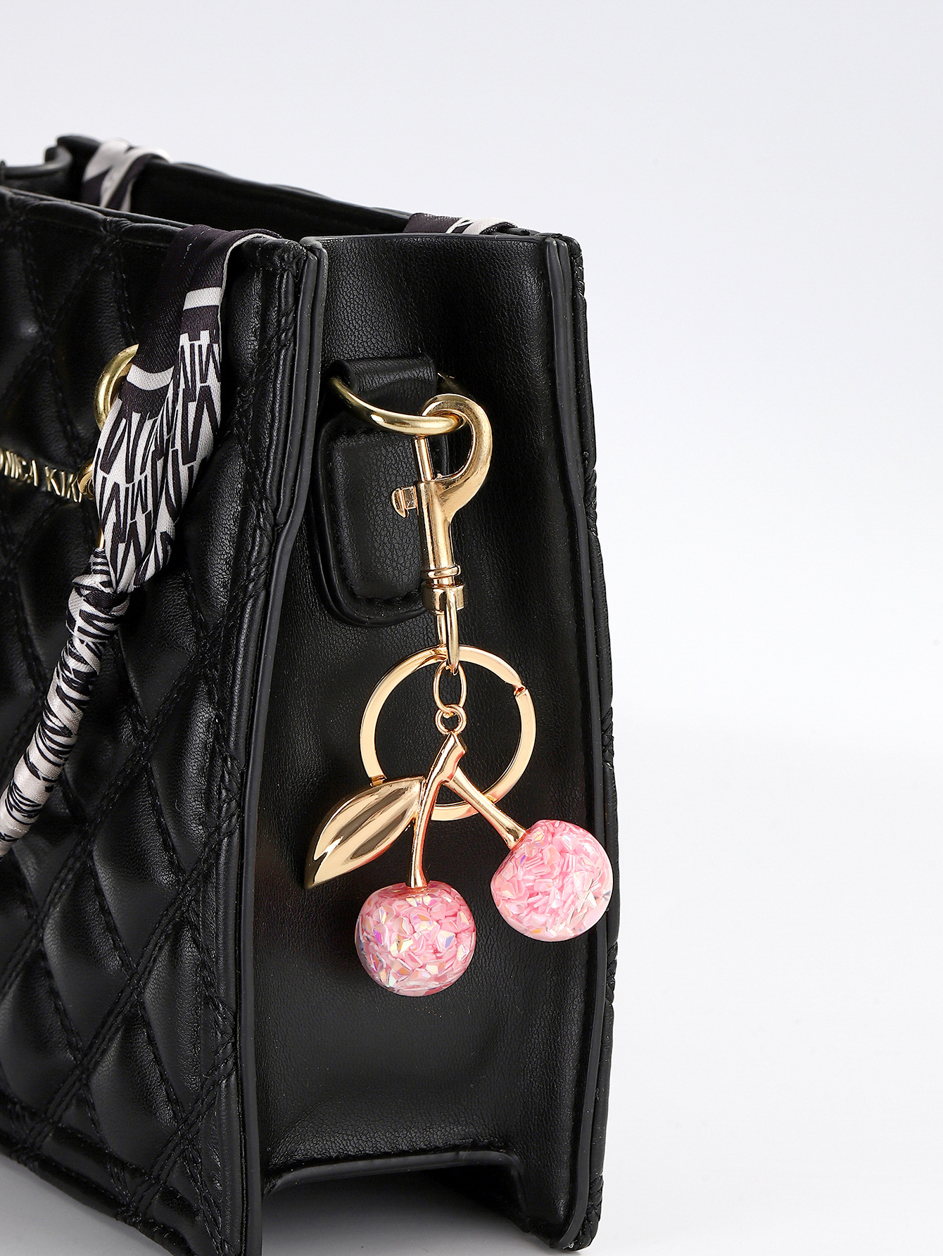 30g Weight Keychain Classification 1 Piece Quantity Casual, Daily Occasion Alloy, Resin Material Cherry Pattern Unisex Gender Sweet Style Sweet Cherry Alloy Resin Unisex Keychain 11
