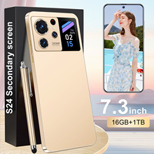 跨境S24Ultra副屏手机Ozon智能大电池手机2G+16G一体机大屏幕批发