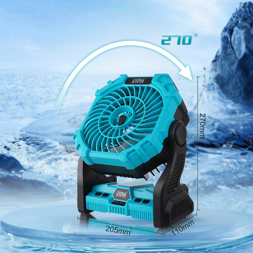 Winning star transfronterizo TYPE-C exterior/interfaz USB pequeño 6 pulgadas portátil DC5V ventilador eléctrico de escritorio