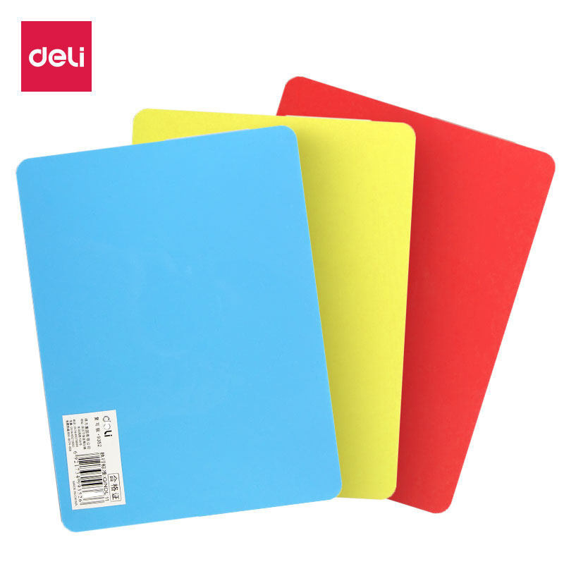 Deli papelería Escritura y escritura estudiante examen pad niños grande color arcilla herramienta pad hecho a mano escritorio pad