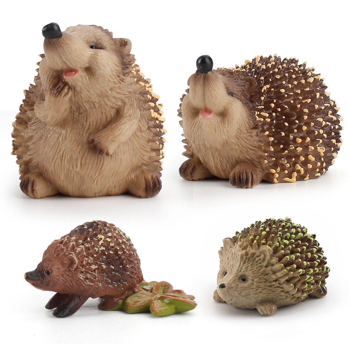 Los niños de simulación salvaje erizo modelo animal ciencia y educación cognición selva Thorn Grupo erizo ratón erizo escritorio mano juguete