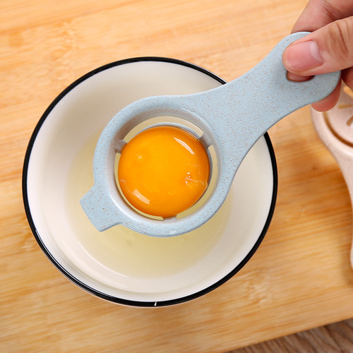 Wheat Straw Egg Separator Yolk Separator Egg Separator Egg Filter Kitchen Baking Yolk Egg White Egg Separator