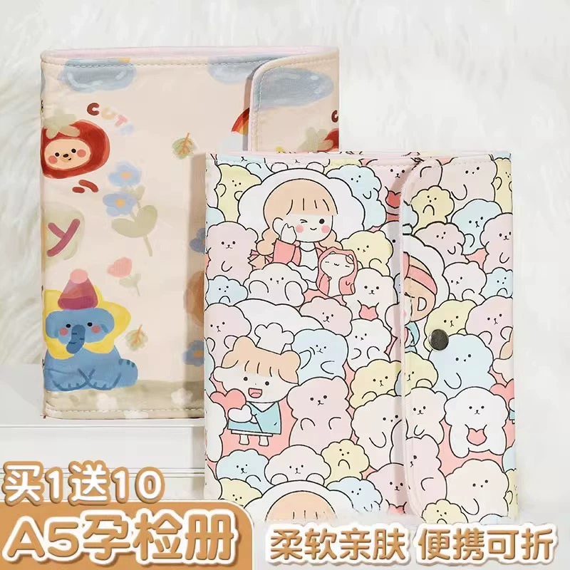 Папка для хранения с отрывными листами a5a4, предметы первой необходимости для беременных, книга для хранения тестовой бумаги, книга для хранения отчетов о плановых осмотрах беременных и пренатальных осмотрах