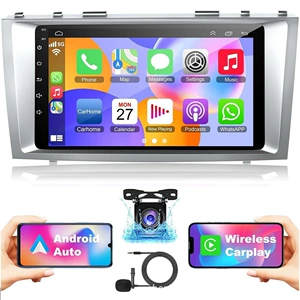 Toyota Camry üçün Android Avtomobil GPS Naviqasiya Mərkəzi İdarəetmə Carplay