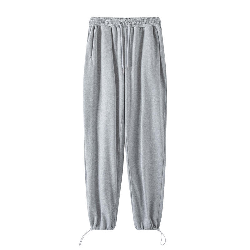 300g pantalones casuales hombres otoño e invierno sueltos pantalones atados al tobillo primavera y otoño delgados pantalones deportivos a juego para hombres y mujeres