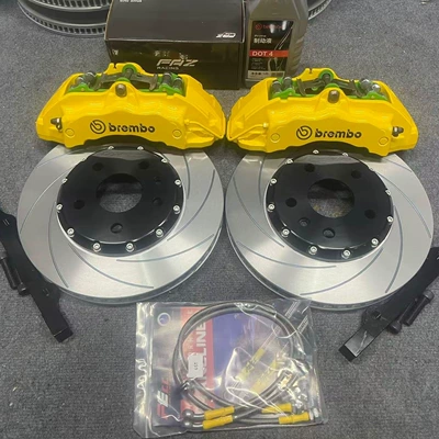 Brake caliper cover, F50 18Z10 Pistons - brembo-17z-dismantled-car-genuine-six-pistons-one-pair-of-front-wheels
