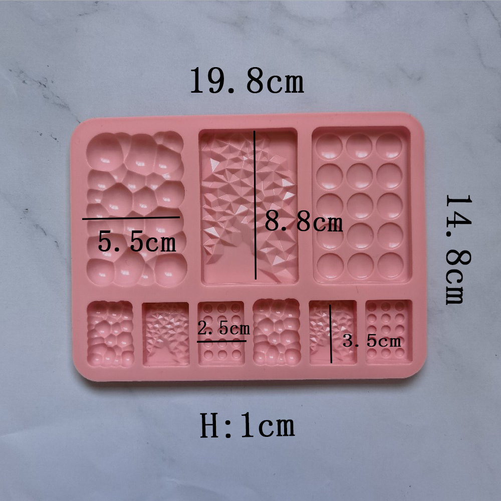 Tamaño de burbuja de chocolate 277 molde de silicona pudín molde de postre pastel decoración cocina utensilios de horneado